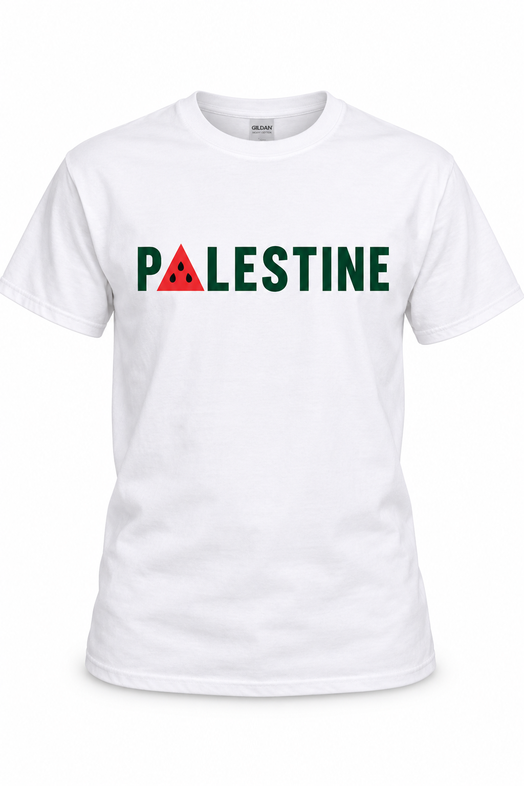 Palästina-Wassermelonen-T-Shirt, Hauptansicht