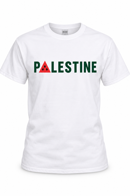 Palästina-Wassermelonen-T-Shirt, Hauptansicht