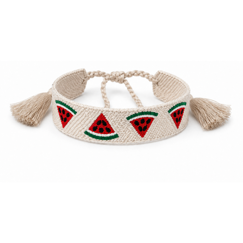 Watermelon Woven Bracelet